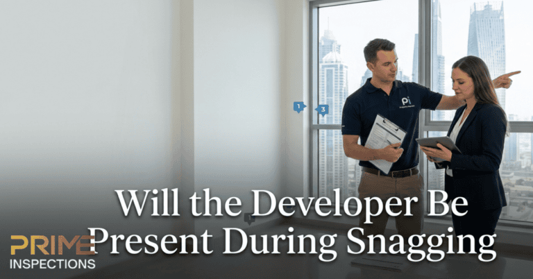Will the Developer Be Present During Snagging? | Prime Inspections