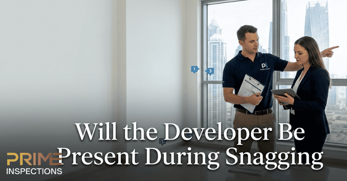 Will the Developer Be Present During Snagging? | Prime Inspections
