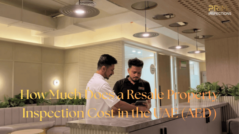 Resale property inspection cost in UAE 2026 price guide for apartment townhouse and villa in AED