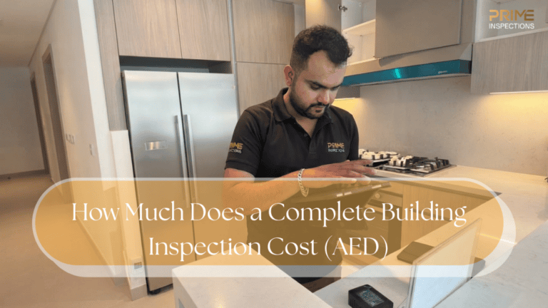 “Complete building inspection of a mid-rise residential tower in Dubai – roof and facade survey”