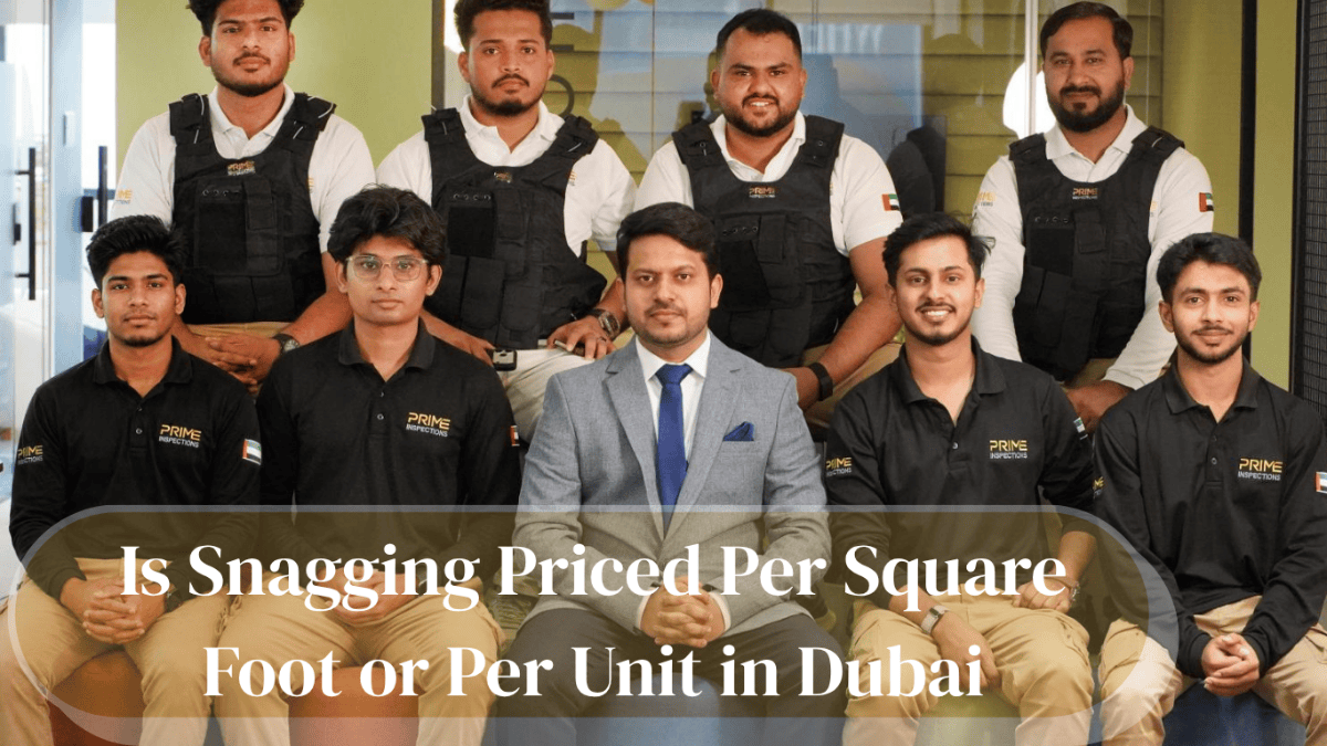 “Comparing per unit vs per square foot snagging quotes for a three bedroom apartment in Dubai Hills Estate”