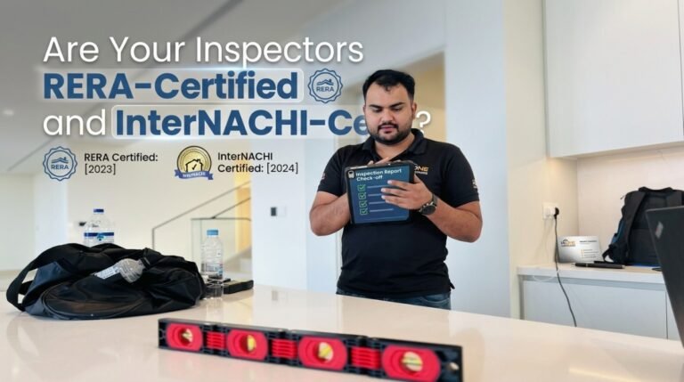 RERA-certified and InterNACHI-certified property inspectors in Dubai