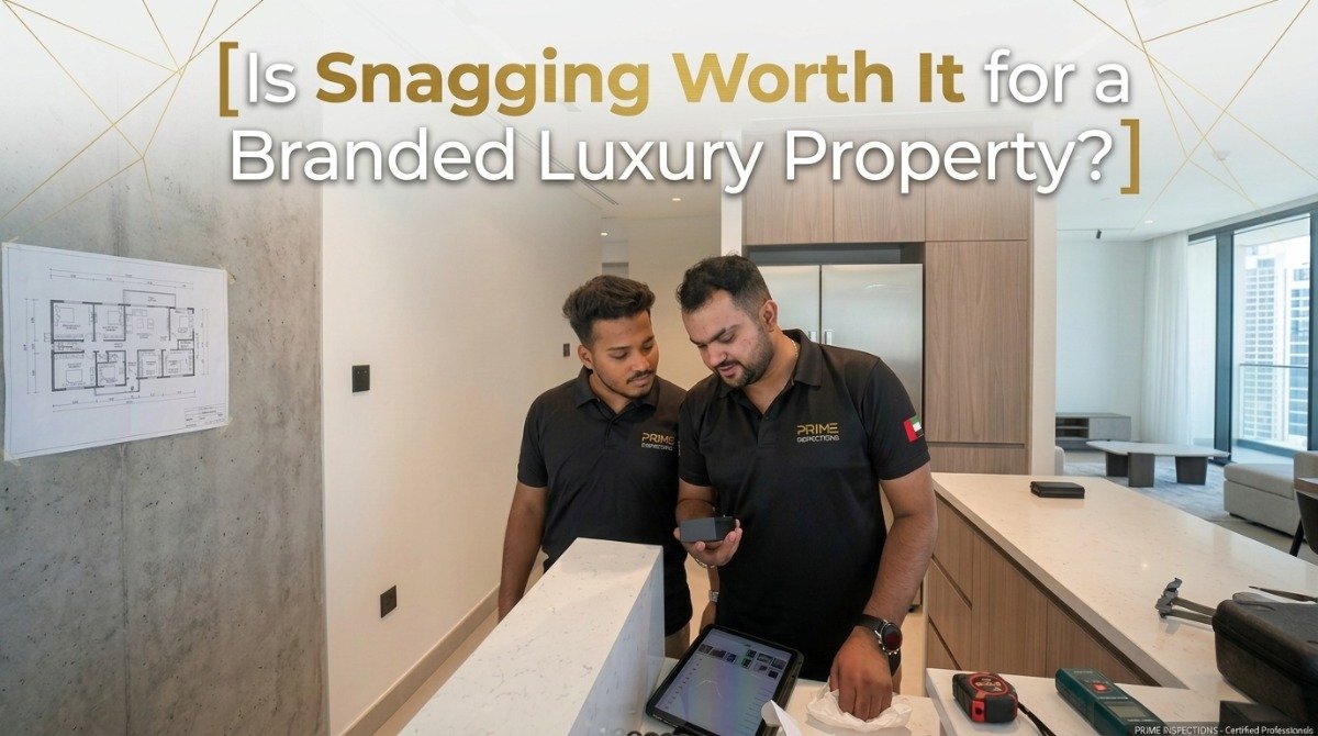 Snagging inspection for a branded luxury property in Dubai