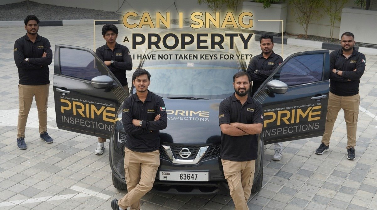 Dubai property snagging inspection before the buyer has taken keys