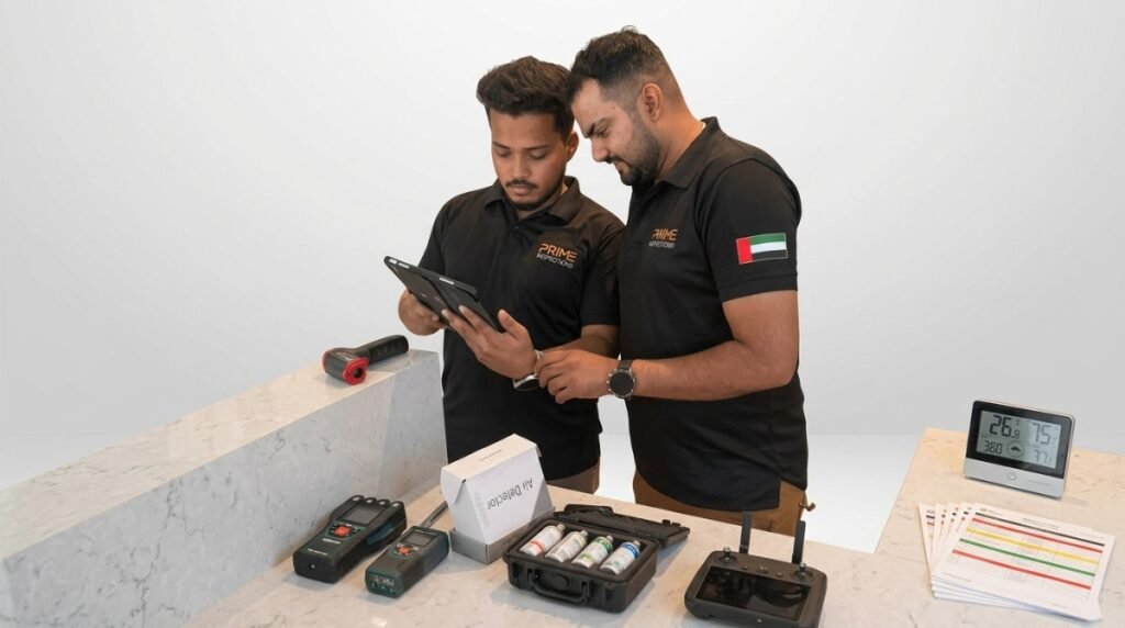 Dubai apartment handover inspection identifying defects before the warranty period ends